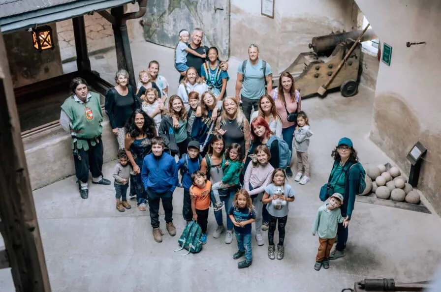 Our group at Burg Hohenwerfen