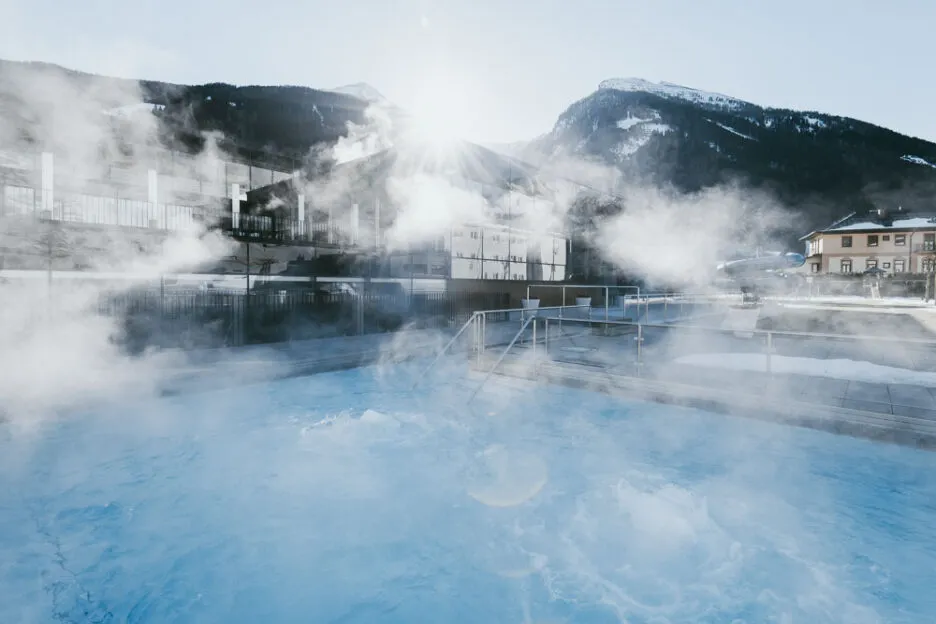 A steaming thermal pool
