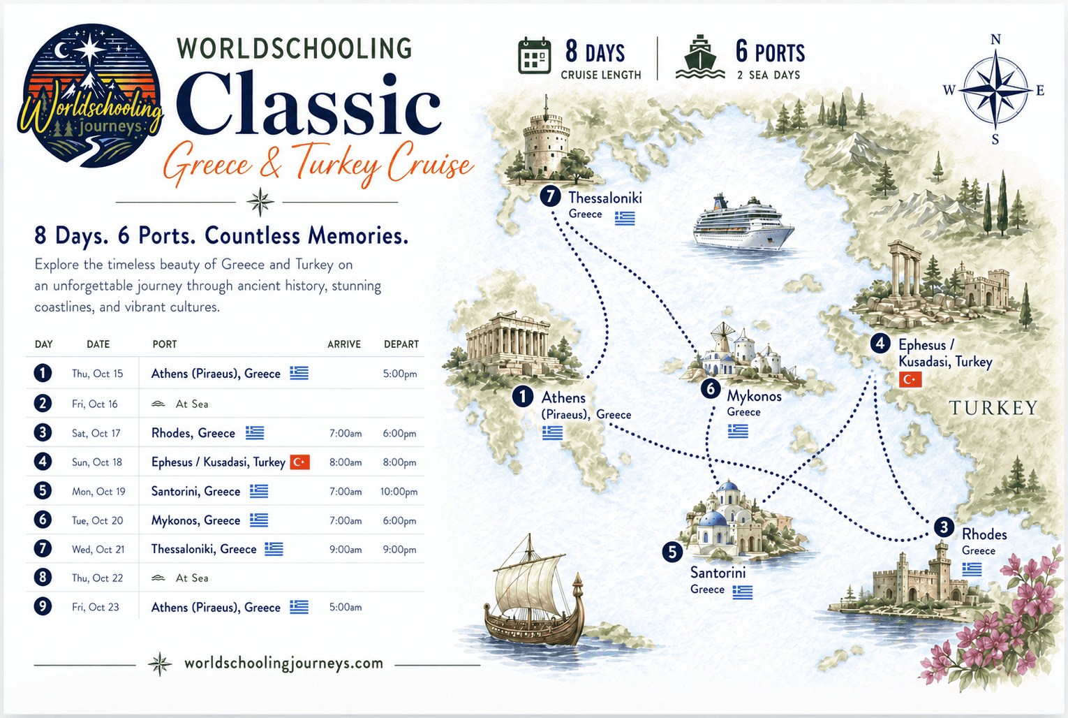 october-classic-greece-turkey-cruise cruise map